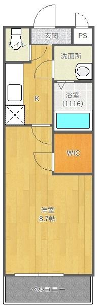 吹田市内本町アパート 間取り図画像