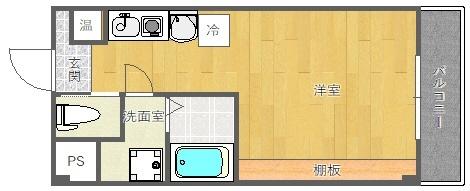 ヴィラほった 間取り図画像