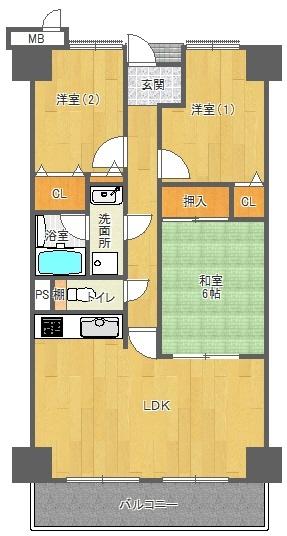  間取り図写真