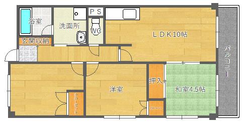  間取り図写真