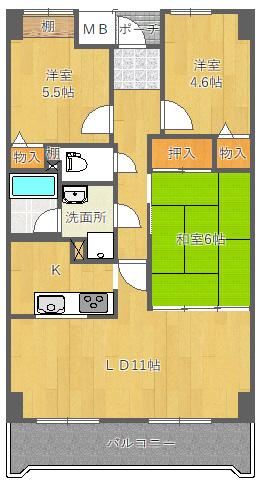  間取り図写真