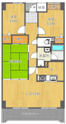  間取り図写真