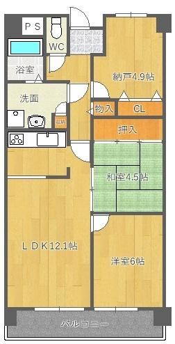  間取り図写真
