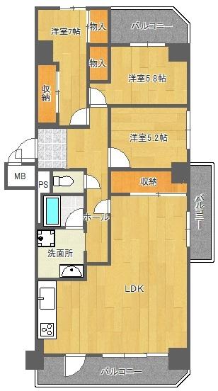  間取り図写真