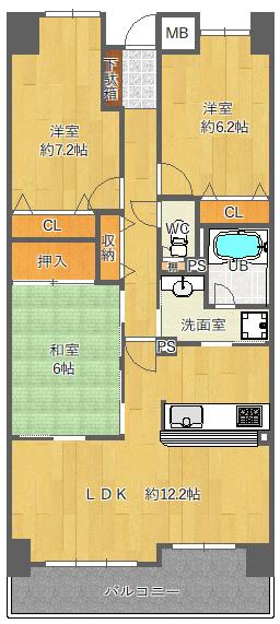  間取り図写真
