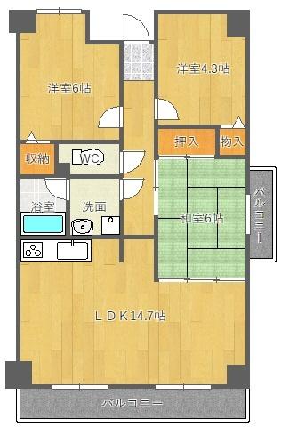  間取り図写真