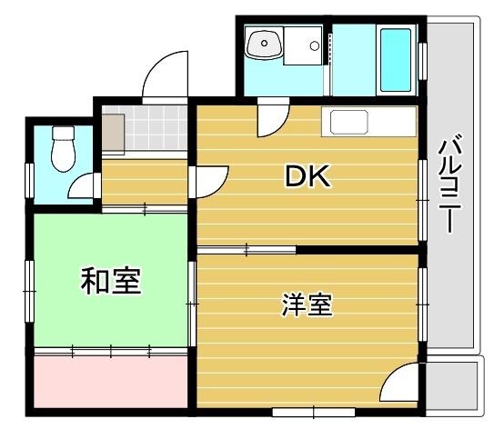 円山グリーンハイツ 間取り図画像