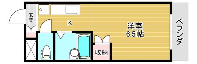 吹田市千里山東マンション 間取り図画像