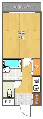 シャトレ豊津Ⅰ 間取り図画像