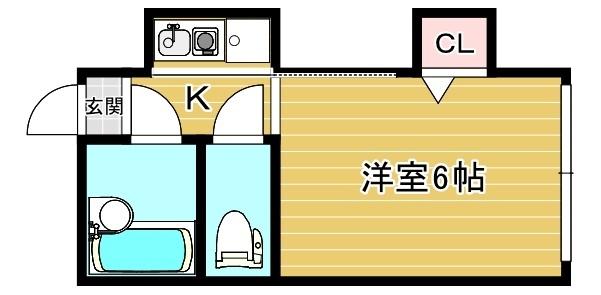 Bee House（301） 間取り図画像