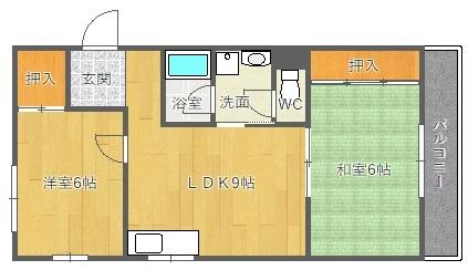 サン春日第１マンション 間取り図画像