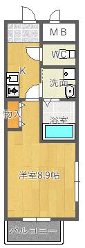 ジュネス・ブランドール 間取り図画像
