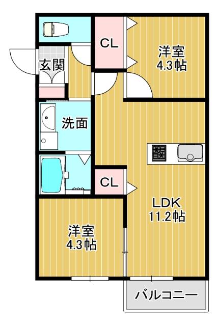 千里山東４丁目PJ（201） 間取り図画像