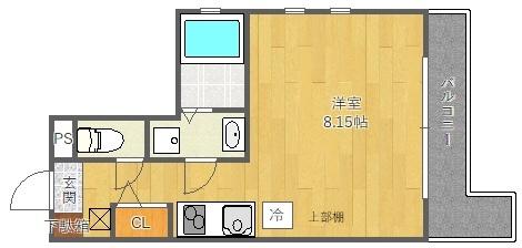 吹田市泉町マンション 間取り図画像