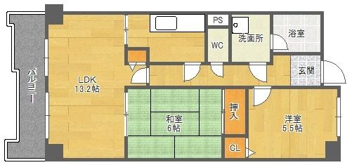センチュリー竹谷 間取り図画像