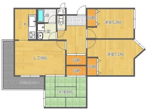  間取り図写真