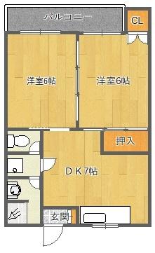 マンション真砂 間取り図画像