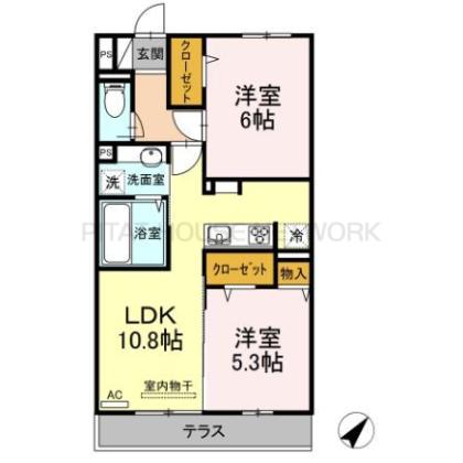  間取り図写真