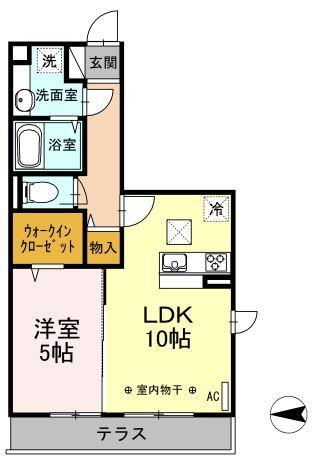 TD西ノ前（101） 間取り図画像