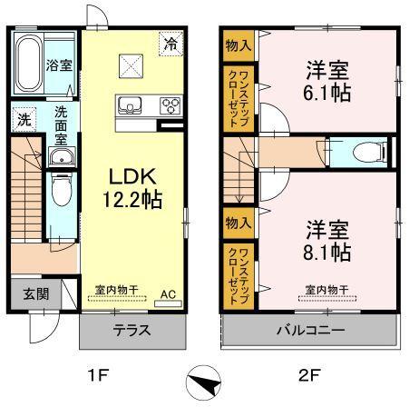 g.forest（102） 間取り図画像