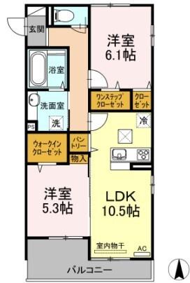 ビアンカ日吉Ⅱ（101） 間取り図画像