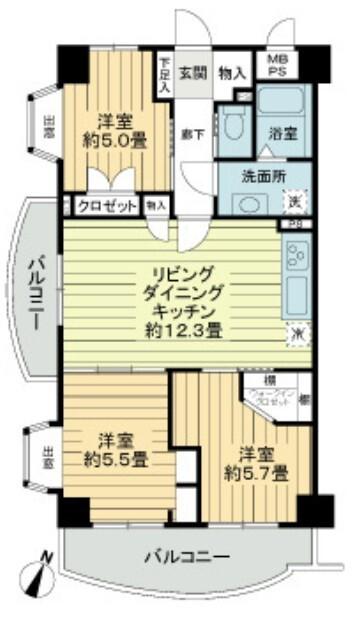  間取り図写真