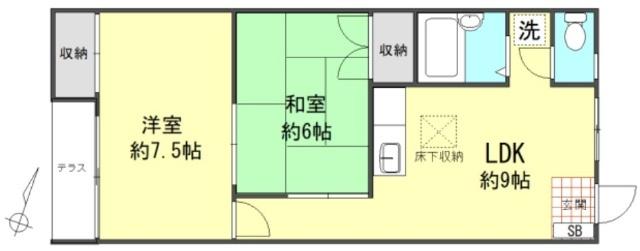 メゾンエトワール（102） 間取り図画像