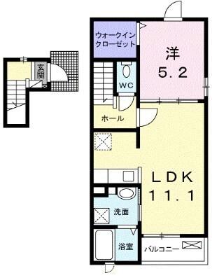 ル・フォンテーヌ　Ａ（201） 間取り図画像
