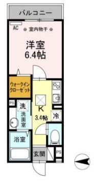 M.Oハイツ31（103） 間取り図画像