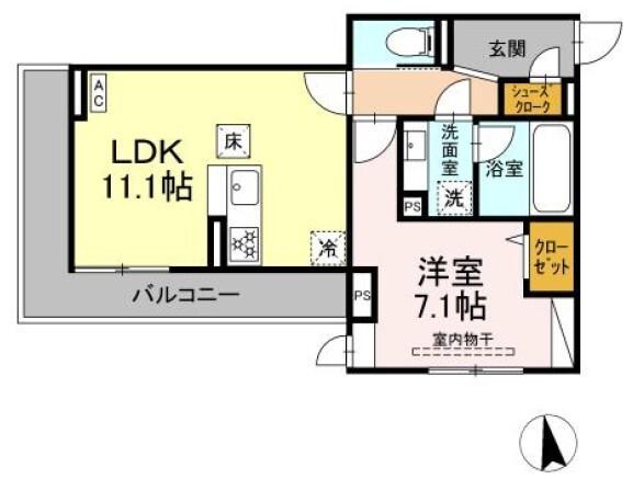 スリジエ（101） 間取り図画像