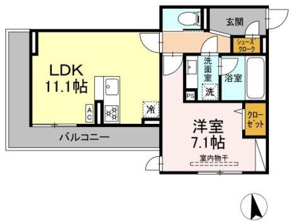 スリジエ（301） 間取り図画像