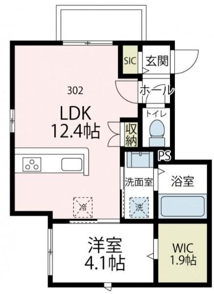 ストリーム鴨居（302） 間取り図画像