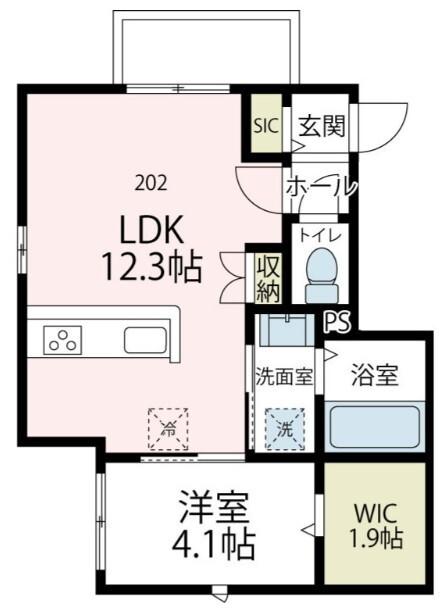 ストリーム鴨居（202） 間取り図画像
