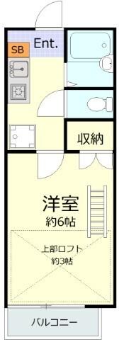 Casa Buena（204） 間取り図画像