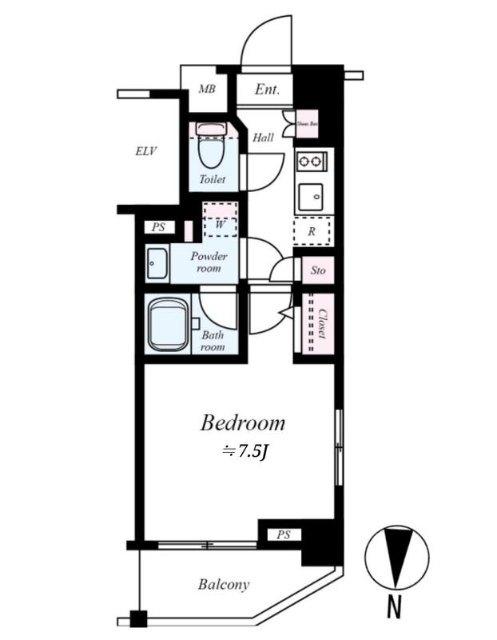 ブライズ多摩川（203） 間取り図画像