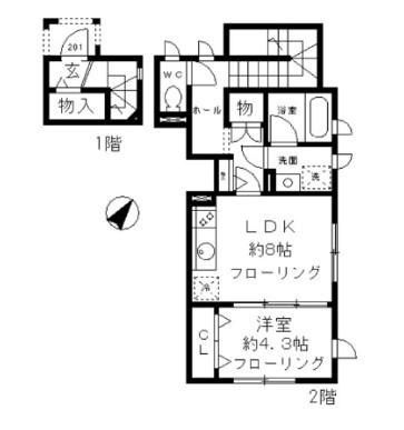  間取り図写真