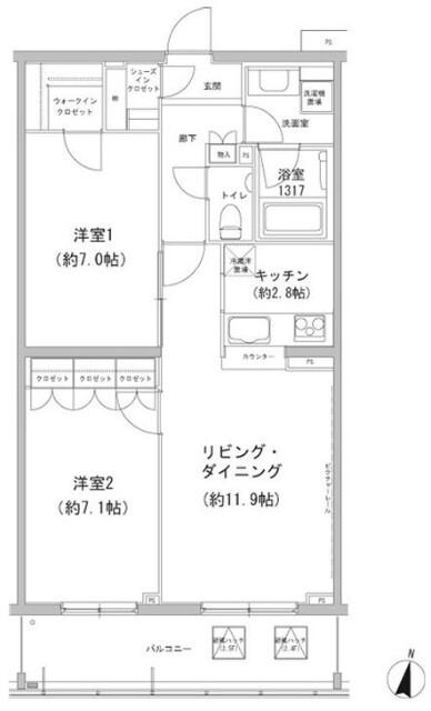  間取り図写真