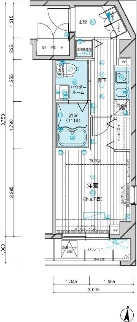  間取り図写真