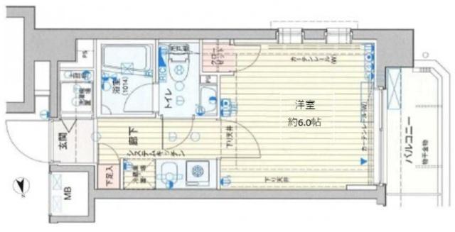 ソアブール池上（701） 間取り図画像