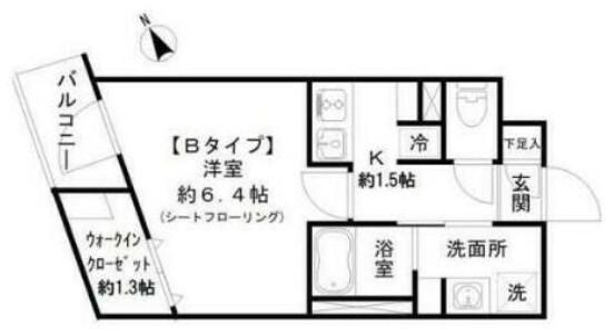 アイディ西馬込12（304） 間取り図画像