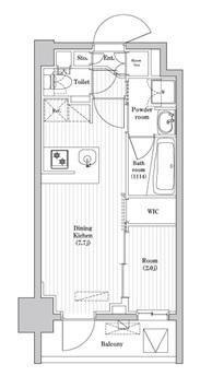 アジールコート蒲田（505） 間取り図画像