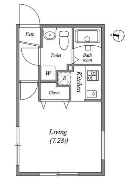ＭＯＤＵＬＯＲ池上（103） 間取り図画像