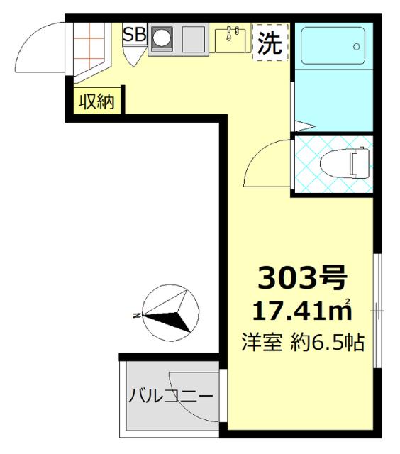 グラシア蒲田本町（303） 間取り図画像