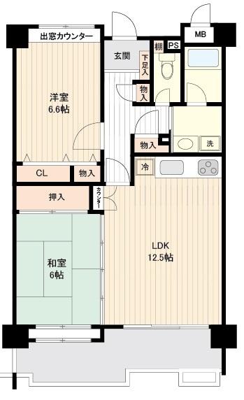 セリゼ雪が谷（202） 間取り図画像