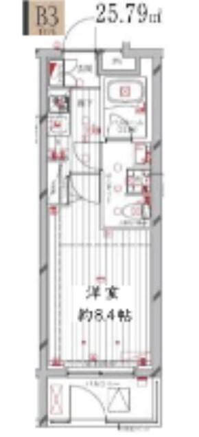 レガリス洗足池（104） 間取り図画像