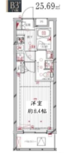 レガリス洗足池（304） 間取り図画像