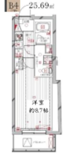 レガリス洗足池（305） 間取り図画像