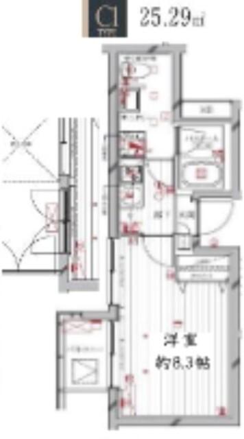 レガリス洗足池（205） 間取り図画像