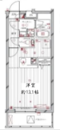 レガリス洗足池（404） 間取り図画像
