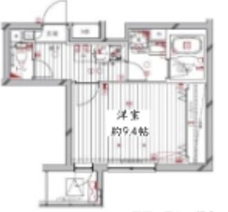 レガリス洗足池（406） 間取り図画像
